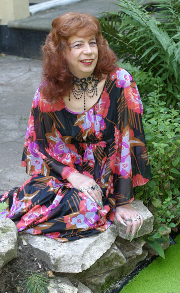 Martine by pond at Pontefract 2003