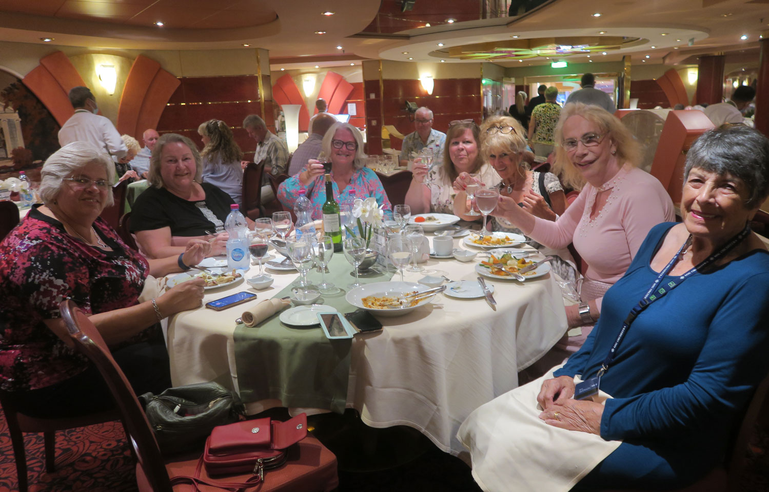 Our group at dinner Our group at dinner