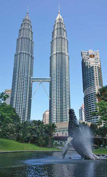 The Petronas Towers, Kuala Lumpur