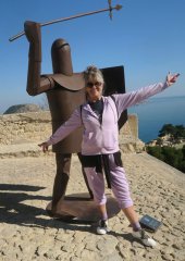 Gloria in the castle above Alicante