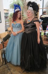 Suzie & Bev ready for interview on BBC Breakfast