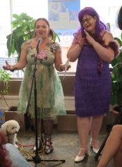 Entertainment at St Mary in the Castle cafe