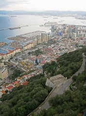 Gibraltar: from the top of the rock