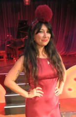 one of the performers during the interval