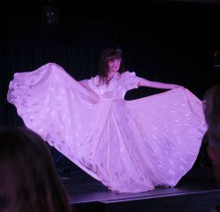 Chloe Thorneycroft in the Fashion show