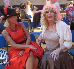 At the fashion show