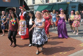 The Saturday afternoon parade