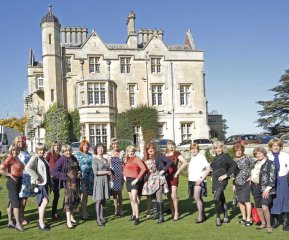 Some of our group outside