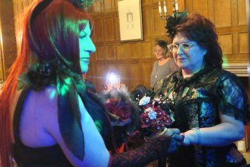 Yasmine & Karen wedding vows, Photo by Martine